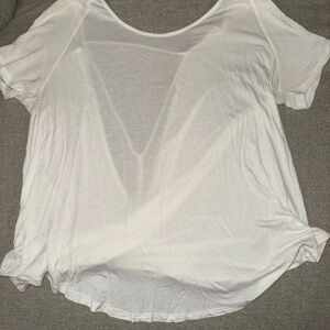American Eagle Outfitters White Short Sleeve Tee